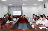 Signing MoU with Naruto University of Education, Japan